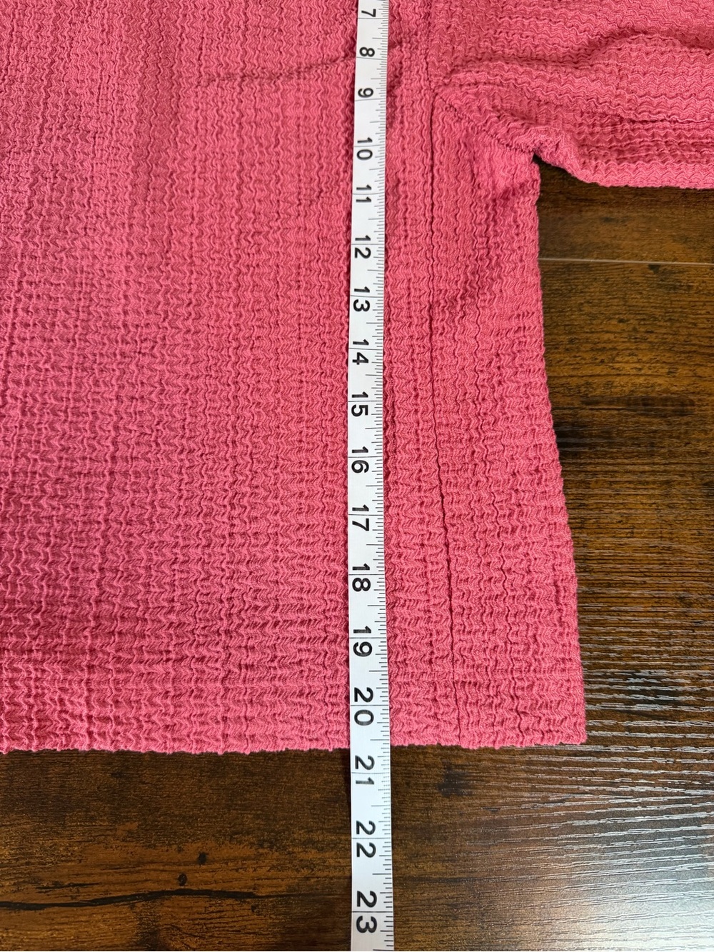LOFT Pink Textured Knit Puff Sleeve Top Women’s Warm Cozy Office Casual Wear - Picture 6 of 11